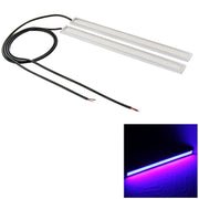 2 PCS 6W*2 DRL LED Blue Light Bar Car Light Source Water-resistant Daytime Running Lights, DC 12V