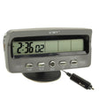 3.6 inch LCD Car Digital Thermometer with Time / Date / Week / Alarm / Car Storage Battery Voltage Display(Black) - free shipping - PMC TechLife - Order now!