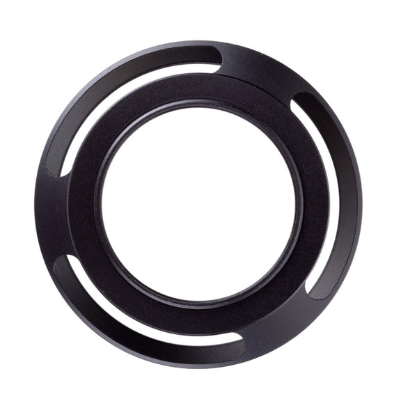 37mm Metal Vented Lens Hood for Leica(Black)