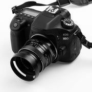 37mm Metal Vented Lens Hood for Leica(Black)