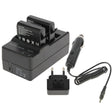 AHDBT-401 Digital Camera Double Battery Charger + Car Charger + Adapter for GoPro HERO4 - Charger by PMC TechLife | Online Shopping South Africa | PMC TechLife | Buy Now Pay Later Mobicred