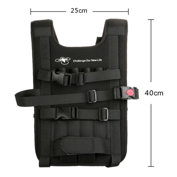 Shoulder Backpack Carry Case Multipurpose Bag Neck Strap Belt for Dji Phantom 3 / 2 / 1 / Vision+, Carry Available for Quadcopter, Remote Controller, Battery, Propellers(Black)