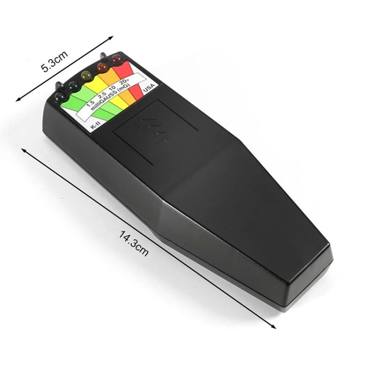 5-LED Electromagnetic Radiation Detector EMF Meter Tester