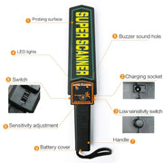 TS90 Hand-held Security Metal Detector, Detection Distance: 60mm