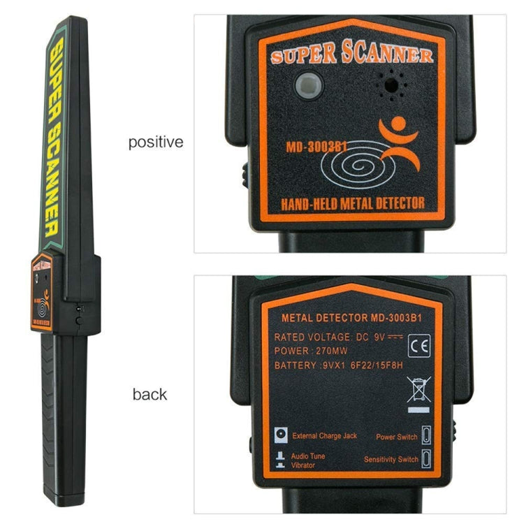 TS90 Hand-held Security Metal Detector, Detection Distance: 60mm