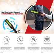 TS90 Hand-held Security Metal Detector, Detection Distance: 60mm