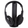 MH2001 Hi-Fi 5 in 1 Receiver + Emitter Wireless Headphone(Black) - Headset & Headphone by PMC TechLife | Online Shopping South Africa | PMC TechLife