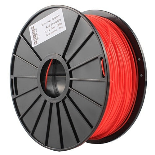 ABS 1.75 mm Fluorescent 3D Printer Filaments, about 395m(Red)