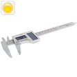 150mm solar LCD Digital Vernier Caliper / Micrometer, Carbon Fiber Composite - Measuring Tools by PMC Jewellery | Online Shopping South Africa | PMC Jewellery | Buy Now Pay Later Mobicred