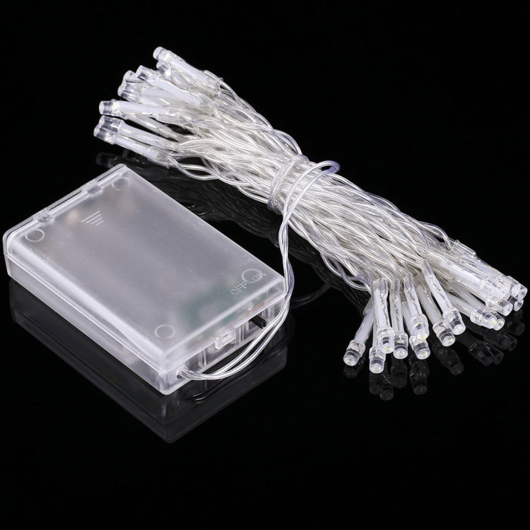 3m String Decoration Light, For Christmas Party, 30 LED,  2-Mode Flash, Battery Powered(Blue Light)