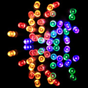 3m String Decoration Light, For Christmas Party, 30 LED, RGB Light, 2-Mode Flash, Battery Powered