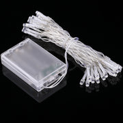 2m String Decoration Light, For Christmas Party, 20 LED 2-Mode Flash, Battery Powered (Warm White)
