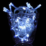 2m String Decoration Light, For Christmas Party, 20 LED 2-Mode Flash, Battery Powered(White Light)