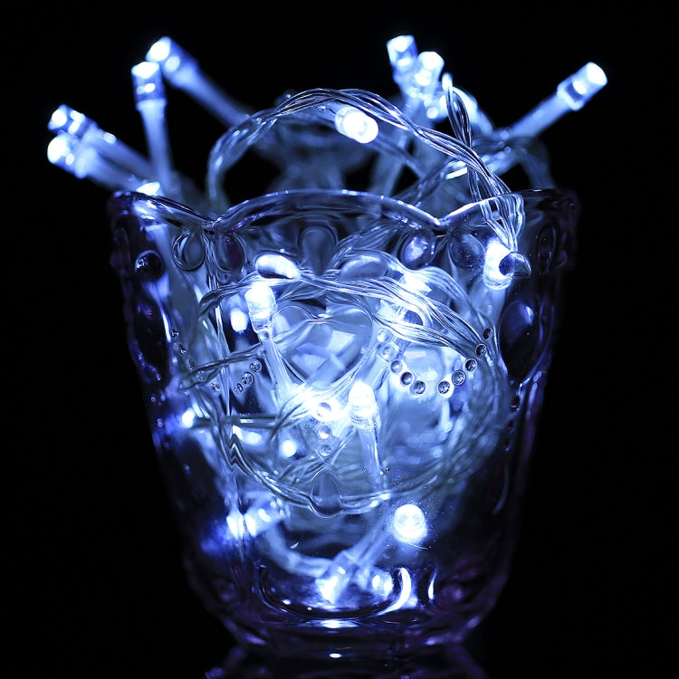 2m String Decoration Light, For Christmas Party, 20 LED 2-Mode Flash, Battery Powered(White Light)