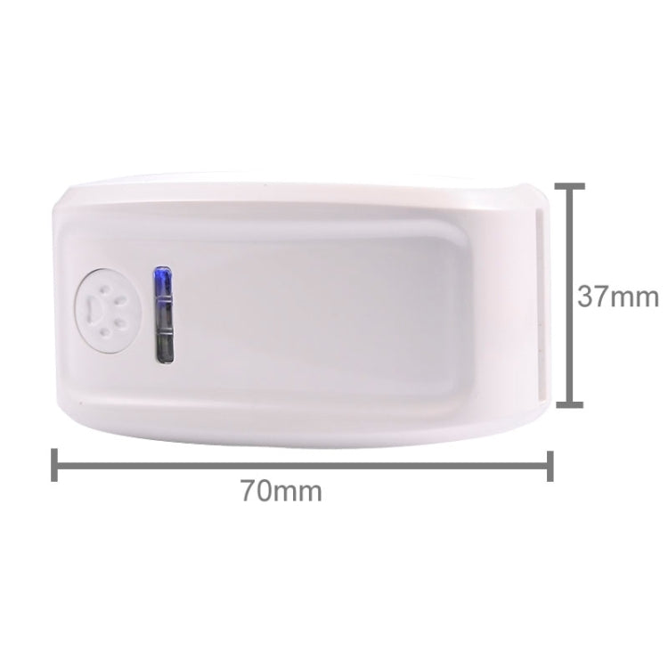 KH-909 Universal IPX6 Water-resistant GPS Tracker for Pet / Kid / the Aged (White + Black)