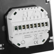 LCD Display Air Conditioning 2-Pipe Programmable Room Thermostat for Fan Coil Unit(White)