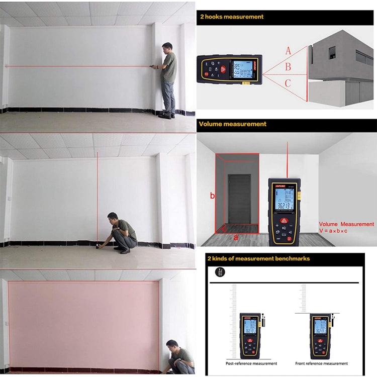 CP-80S Digital Handheld Laser Distance Meter, Max Measuring Distance: 80m