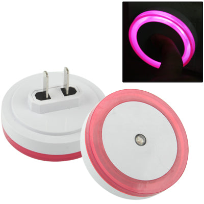 LED Light Control High Brightness Bedside Night Light with Socket(Red)