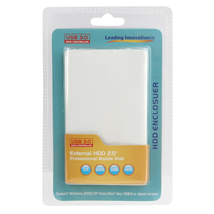 High Speed 2.5 inch HDD SATA & IDE External Case, Support USB 3.0(White)