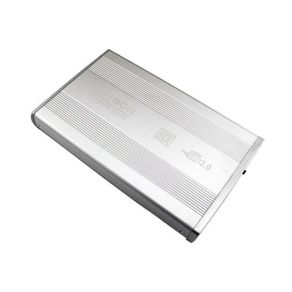 3.5 inch HDD SATA External Case, Support USB 2.0(Silver)