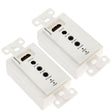 HDMI Single Cat5e / 6 50 Meters Wall Plate Extender (EU Plug)(White) - Amplifier by PMC TechLife | Online Shopping South Africa | PMC TechLife | Buy Now Pay Later Mobicred
