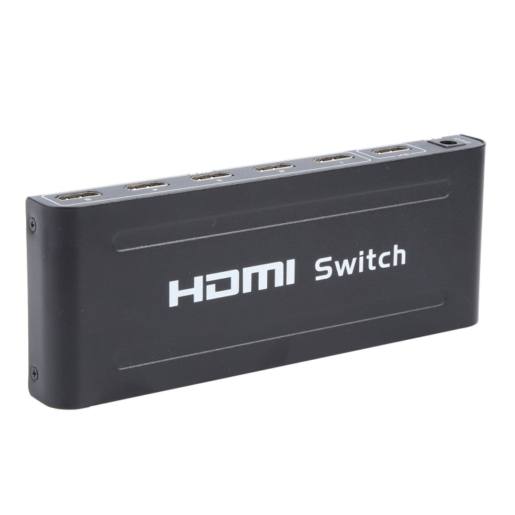 Full HD 1080P 5 Ports HDMI Switch with Remote Control & LED Indicator(Black)