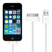 2m USB Double Sided Sync Data / Charging Cable For iPhone 4 & 4S / iPhone 3GS / 3G / iPad 3 / iPad 2 / iPad / iPod Touch(White)