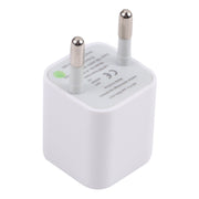 A2165 5V 1A Single USB Interface Mini Travel Charger, EU Plug(White)