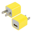 US Plug USB Charger(Yellow) - USB Charger by PMC TechLife | Online Shopping South Africa | PMC TechLife | Buy Now Pay Later Mobicred
