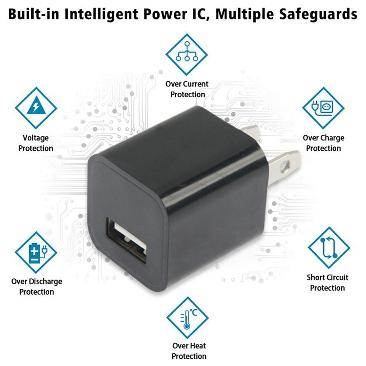 US Plug USB Charger(Yellow)