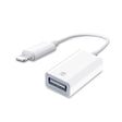 USB OTG Connection Kit  (10cm)(White) - Converter & Adapter by PMC TechLife | Online Shopping South Africa | PMC TechLife | Buy Now Pay Later Mobicred