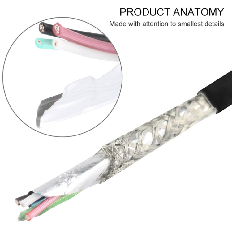 USB to 8 Pin Multiple Strands TPE Sync Data / Charging Cable, Cable Length: 1m(Black)