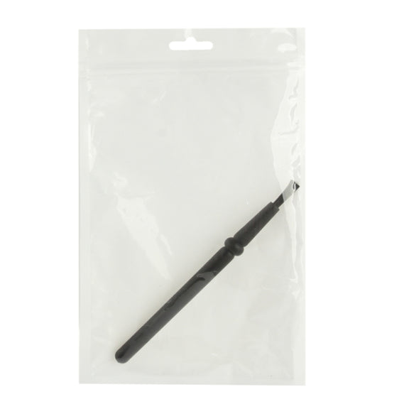 Electronic Component Round Handle Antistatic Cleaning Brush, Length: 14cm(Black)