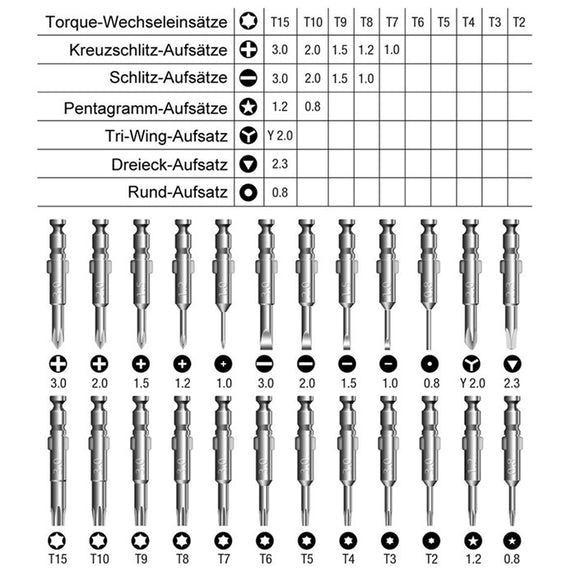 25 in 1 SHE-K Packaging Precision Electronics Screwdriver Set