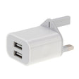 2-Ports 5V 2A USB Charger Adapter(White) - USB Charger by PMC TechLife | Online Shopping South Africa | PMC TechLife | Buy Now Pay Later Mobicred