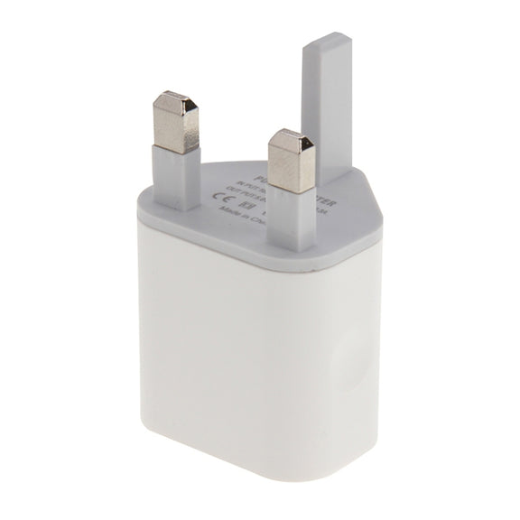 2-Ports 5V 2A USB Charger Adapter(White)