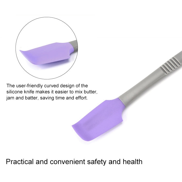 4 PCS Silicone Scraper Butter Spreader Knife Cake Smoother Cake Baking Tool