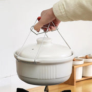 10pcs High Quality Kitchen Gadget Stainless Steel Pot Clip(Silver)