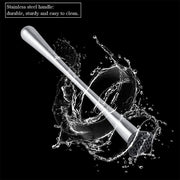 Stainless Steel Ice Pick Muddler(Silver)