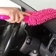 Single Sided Flexible Chenille Changeable Dust Duster (Random Color Delivery)