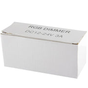 3 Channel RGB LED Dimmer Controller for LED Light Strip DC12-24V, Output Current: 3A
