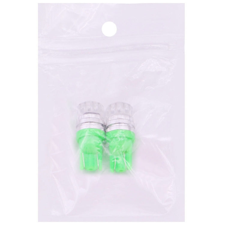 2 PCS T10 1.5W 60LM 1 LED Green COB LED Brake Light for Vehicles, DC12V(Green)