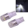 2 PCS T10 1.5W 60LM 1 LED White COB LED Brake Light for Vehicles, DC12V(White) - Instrument Lights by PMC TechLife | Online Shopping South Africa | PMC TechLife | Buy Now Pay Later Mobicred