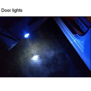 2 PCS T10 1.5W 60LM 1 LED White COB LED Brake Light for Vehicles, DC12V(White)