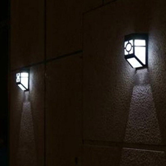 Outdoor High Power 0.2W Solar Lantern Light, 2 LED  Fence Lamp Solar Wall Mounted Light