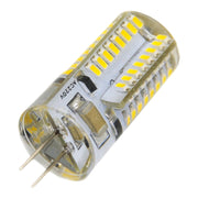 G4 4W 200LM  Silicone Corn Light Bulb, 64 LED SMD 3014, Warm White Light, AC 220V