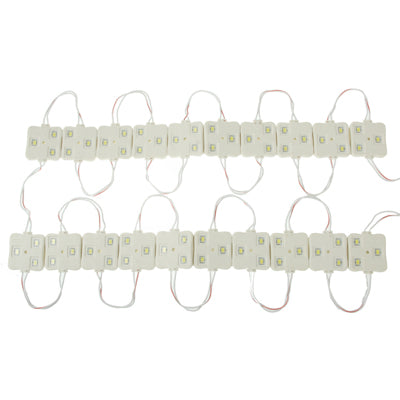 Module Light Strip, 20x 3-LED White Light 5630 SMD LED, DC 12V