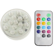 14 LED Multi Color Light with Remote Control(Silver)