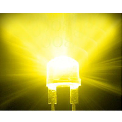 1000 PCS 3mm Water Clear LED Lamp(Yellow Light)