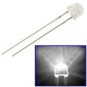 1000 PCS 5mm Straw Hat LED Lamp(White Light)